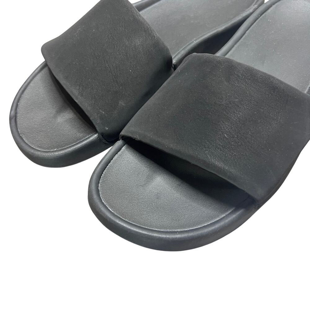 ALL IN MOTION Makenna Slip-on Slide Sandals Black 7 - Picture 3 of 5